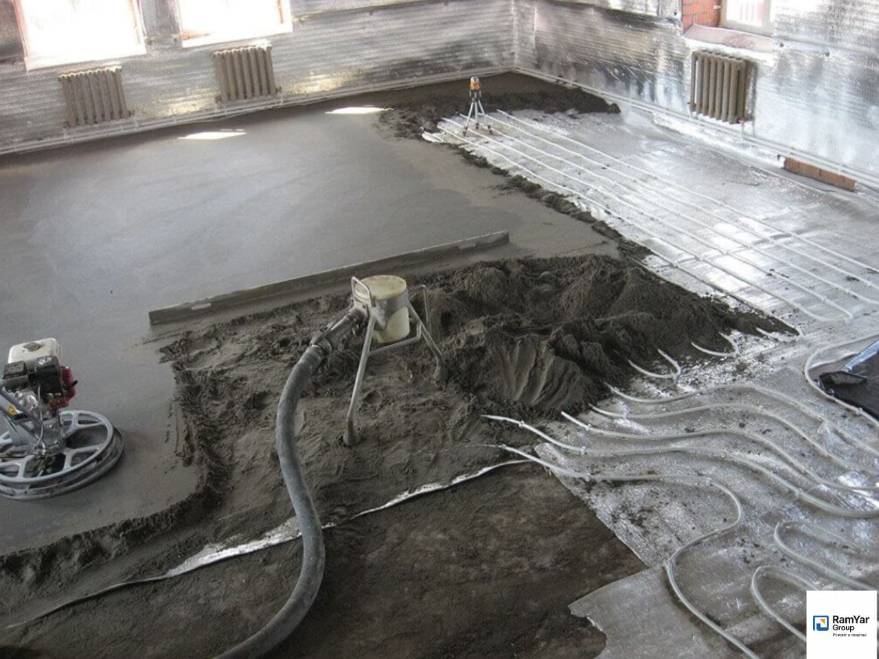 Пример сухой стяжки 1