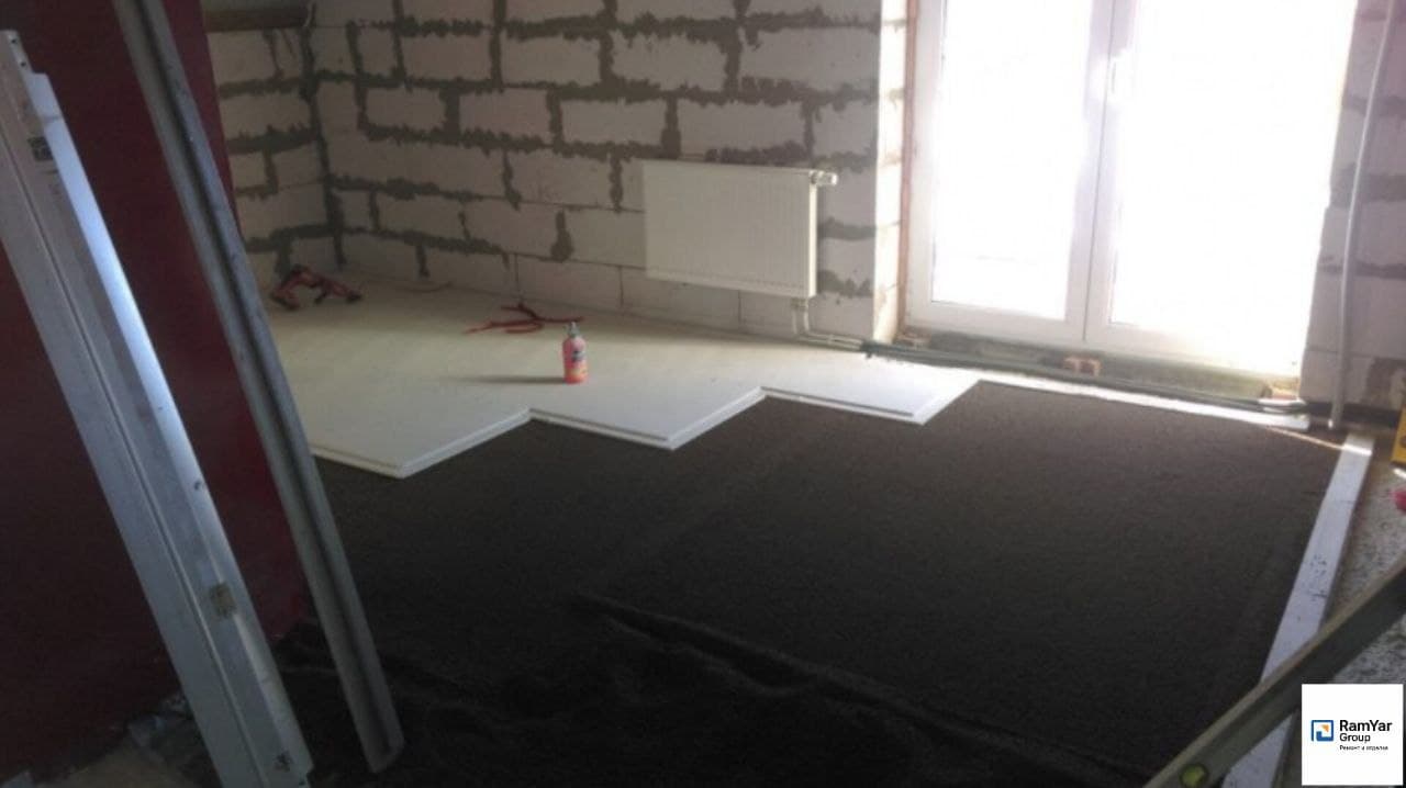 Пример сухой стяжки 6